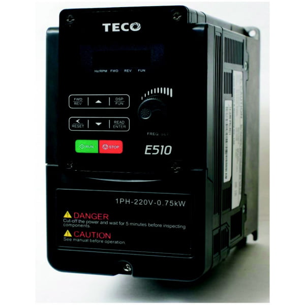 VARIATEUR DE FREQUENCE TECO E510 IP20  (REMPLACE LA SERIE T.VERTER N2-E2)